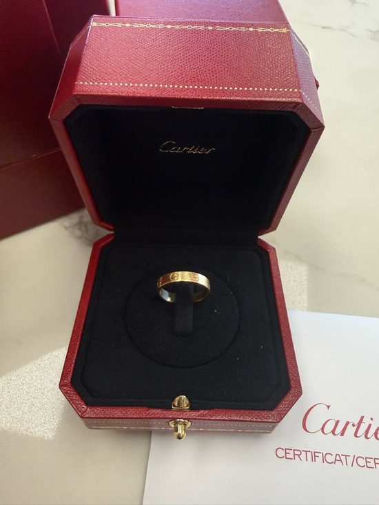 Cartier Jewelry - Cartier Gold Ring in Red Presentation Box